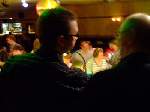 DJs Austin and Charlie deciding on the next song at our disco